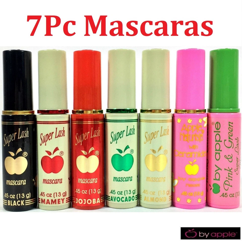 7 PCs Apple Super Lash Mascara Black Authentic By Apple USA Seller - Image 1 of 1