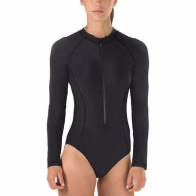 NWT Womens Long Sleeve Speedo One piece Power Flex Eco Swimsuit $98 Size Large - Image 1 of 3