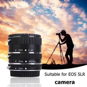 Macro Lens Extension Tube for Canon EF EF-S Camera Auto Focus TTL Ring Adapter N - Picture 1 of 6