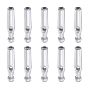 10pcs Umbrella Tail Beads Gum 2mm Dia for Folding Umbrella Cover, Silver Tone - Picture 1 of 4