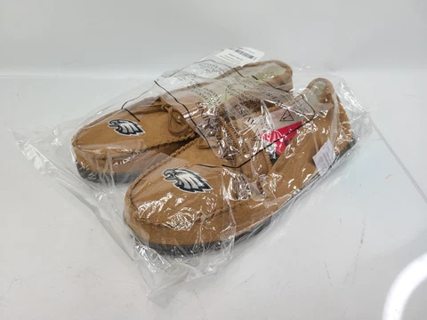 Philadelphia Eagles Men's Moccasin Slippers - XL - NFL - Men's Sz 13-14 New Cover