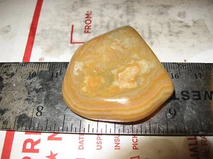 crowley ridge rock agate pattern fortified not polish 1.02 oz 1 3/4 x 1 1/2 x1/2 - Picture 1 of 4