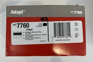 42 Hollister 7760 Adapt Universal Klebstoffentferner Tücher kein Stich Ablaufdatum 6/2027 - Bild 1 von 3
