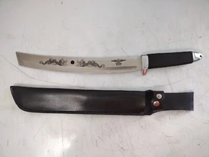 Espada corta Sekizo 17" espada samurai doble dragón cuchillo machete - Imagen 1 de 16