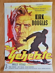 THE JUGGLER 1953  rare German 1-sheet poster Edward Dmytryk - Kirk Douglas - Picture 1 of 1
