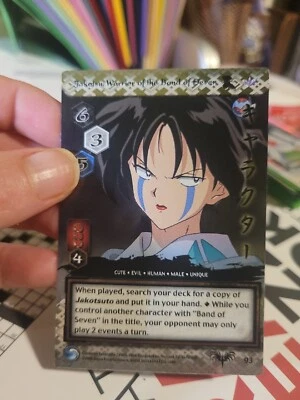Jakotsu Warrior Band of Seven Inuyasha TCG #93 FOIL TouSou Card CCG - Image 1 of 2