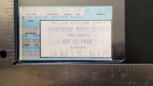 DEF LEPPARD / EUROPA - 7. AUGUST 1988 CINCINNATTI OH KONZERT TICKET STUB - Bild 1 von 1