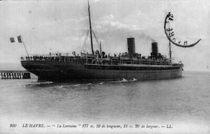 C.P.A / BATEAUX DIVERS / LE HAVRE LA LORRAINE - Picture 1 of 2