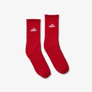 100 Thieves Foundations bestickte Crew-Socken (rot) - Einheitsgröße - Bild 1 von 2
