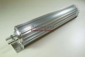 18" Dual Pass Aluminum Finned Transmission Oil Cooler SBC BBC Chevy Ford Mopar - Picture 1 of 1