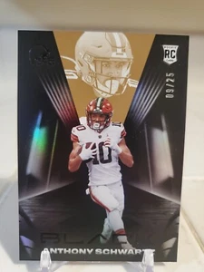 ANTHONY SCHWARTZ 2021 Panini Black Rookie Card RC #/25 Cleveland BROWNS WR SP - Picture 1 of 3
