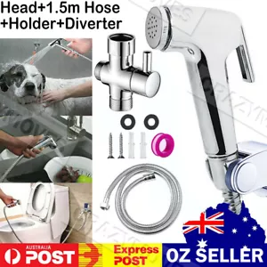 4PCS Bidet Douche Toilet Spray Set Shattaf Shower Head Hose Sprayer Kit Hand VIC - Picture 1 of 12