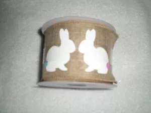 Celebrate It Wired Easter Bunny Ribbon 2 1/2" x 25' Brand New - Picture 1 of 4