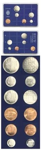 Netherlands Official Select Set Fleur de Coin 5 Coins 1 Medal 1983 Ultrecht KM S - Picture 1 of 1