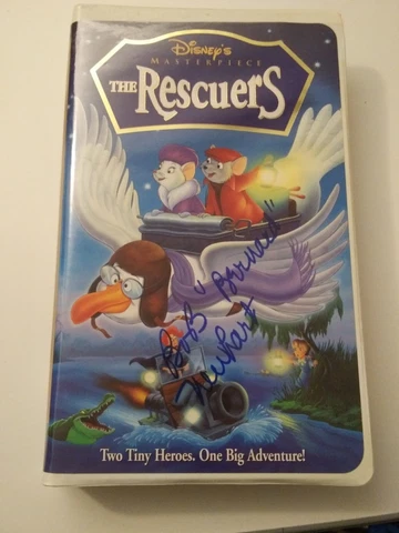 Bob Newhart Disney The Rescuers "bernard" Signed Autograph Cover