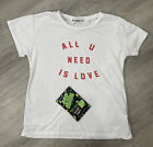 Sub Urban Riot All You Need Is Love Women  Short Sleeve T-Shirt Large Pop Rocks