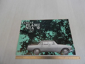DEPLIANT ORIGINALE LANCIA FLAMINIA BERLINA 2.8 1965 2800 BROCHURE PROSPEKT - Foto 1 di 4