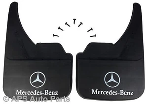 MUD FLAPS FOR MERCEDES BENZ MODELS UNIVERSAL FIT A B C CL CLK E SL CLASS - Picture 1 of 4