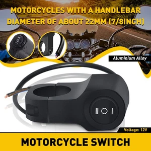 Faro antiniebla para manillar de motocicleta de 7/8" e interruptor de encendido duradero EE. UU. - Imagen 1 de 12