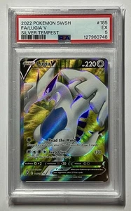 Lugia V 185/195 •PSA 5 EX• (Misprint Error) Sword & Shield: Silver Tempest 2022 - Picture 1 of 5