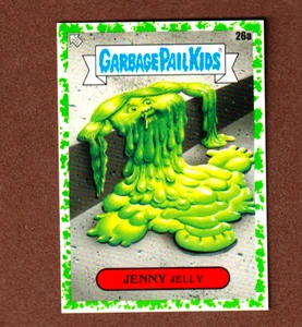 2020 Garbage Pail Kids 35th Anniversary Green Border "JENNY JELLY" #26a Sticker - Picture 1 of 1