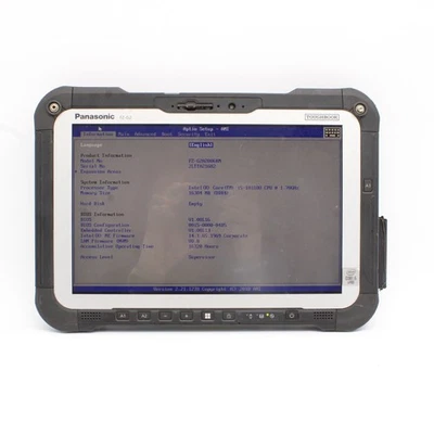 Panasonic Toughbook FZ-G2 10.1" Intel Core i5-10310U 16GB Sin sistema operativo Sin almacenamiento Foto 1 de 4