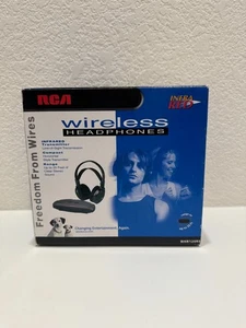 Cuffie wireless RCA infra rosse WHR120RS 25' NUOVE scatola aperta sopra l'orecchio - Foto 1 di 10