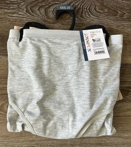 Bikini Joyspun Algodón Cómodo Corte Alto Tela Suave Gris Tostado 2 Pares XXXL 22 - Imagen 1 de 3