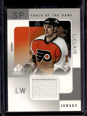 2000-01 SP Game Used John LeClair Tools of the Jersey #JL Flyers - Image 1 of 2