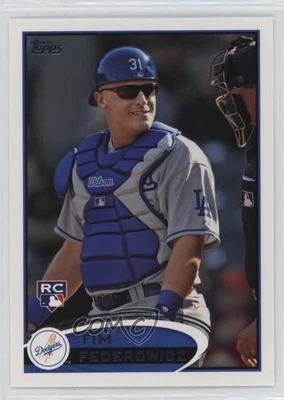 2012 Topps Factory Set Corrected Stat Line Tim Federowicz #253 Rookie RC - Image 1 of 2