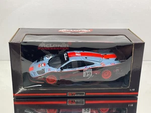 UT 39725 MCLAREN F1 GTR LONGTAIL GULF LE MANS 1997 #39 -1:18 rare- GOOD IN BOX - Picture 1 of 11