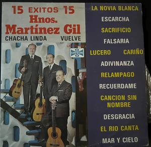 Hermanos Martinez Gil "15 Exitos" Vinyl Record LP - Picture 1 of 4