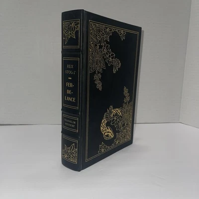 Vintage 1988 Franklin Library Rex Stout Fer-De-Lance Nero Wolfe Hardcover - Image 1 of 4