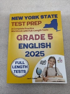 New York State Practice Workbook Grade English 2025 With Full Length Tests - Picture 1 of 4