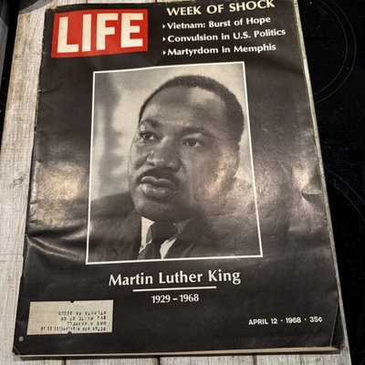 Life Magazine Historical Martin Luther King  Week Of shock 1968 - Image 1 of 4