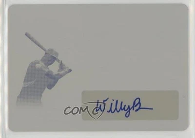 2016 Leaf Trinity Patch Printing Plate Yellow 1/1 Will Benson #PA-WB1 Auto 1b3 - Image 1 of 3