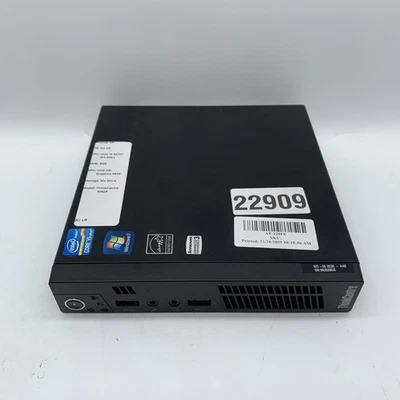 Lenovo ThinkCentre M92P MINI Intel i5-3470T 2.9GHz 8GB Ram NO HDD - Image 1 of 4