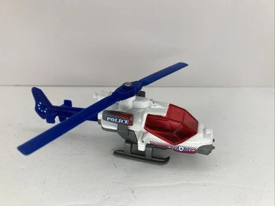 Matchbox 1985 White Police Mission Helicopter Diecast 1:80 scale China 2533EA - Image 1 of 4