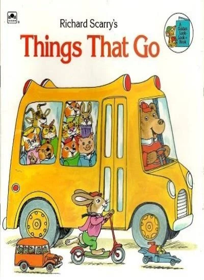 Richard Scarry's Things That Go (Golden Look-Look Books)-Richard - Image 1 of 1