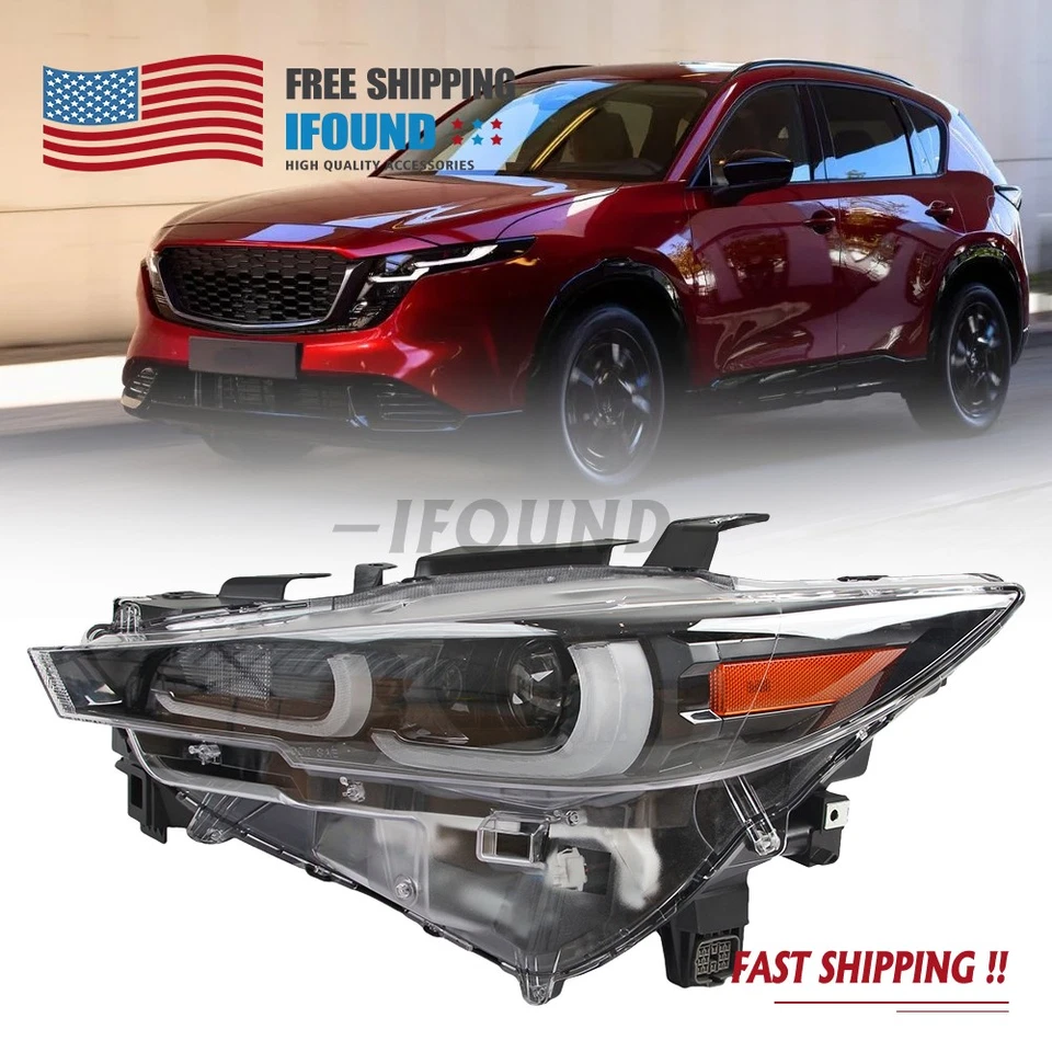 For 2022 2023 2024 Mazda CX5 CX-5 Full LED Headlight W/AFS DRL Driver Left — 第 1/4 张图片