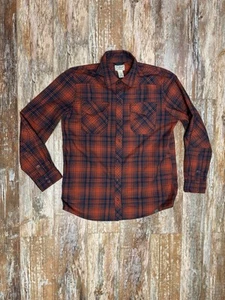 LL Bean Shirt Men’s M Katahdin Wool Blend Performance Flannel Snap ID 298102 - Picture 1 of 8