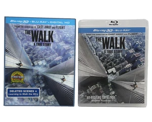 The Walk Blu Ray / 3D Blu Ray w Slipcover U.S. Release 2015 Robert Zemeckis - Foto 1 di 4