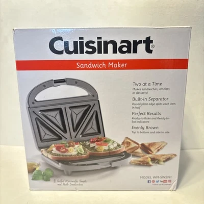 Sandwichera Cuisinart WM-SW2N1 - Hacer 2 sándwiches a la vez Foto 1 de 4