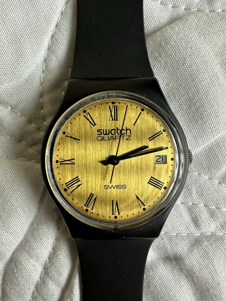 Swatch GB 402 1983 Working New Battery - Image 1 of 4