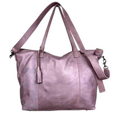 Liebeskind Berlin Paula Cow Leather Tote Shoulder Hand Crossbody Bag Large Purse - Image 1 of 4