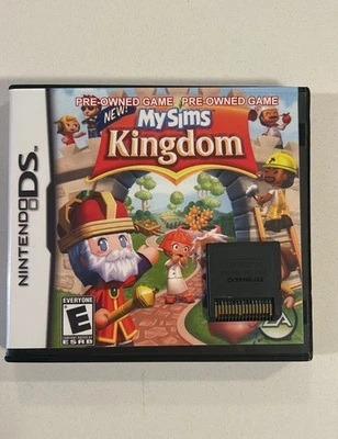 MYSIMS KINGDOM NINTENDO DS GAME 3DS 2DS CIB COMPLETE W/ NO MANUAL  - Image 1 of 3