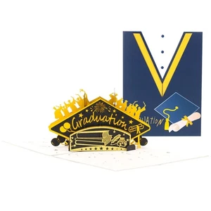 3D Graduation Pop-Up Card for College High School Congrats Graduation Party Gift - Picture 1 of 8