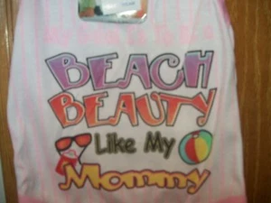 WCK 6 Monate My Goal is to Beach Beauty Like My Mommy 2-teilig ärmellos - Bild 1 von 4
