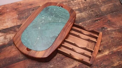 Vintage HAMPTON HOUSE Marble Cheese Board (Board Only No Cutlery Set) - Image 1 of 4