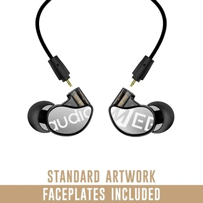 MEE audio M6 PRO 2nd Generation + Standard Artwork Faceplates Bundle (Smoke)  - Image 1 of 3